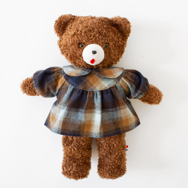 ベビーブラウス for TOINOU(BROWN) ※ぬいぐるみは別売りです。 ベビーブラウス for TOINOU(BROWN) ※ぬいぐるみは別売りです。