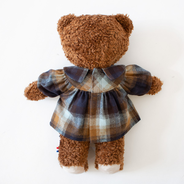 ベビーブラウス for TOINOU(BROWN) ※ぬいぐるみは別売りです。 ベビーブラウス for TOINOU(BROWN) ※ぬいぐるみは別売りです。