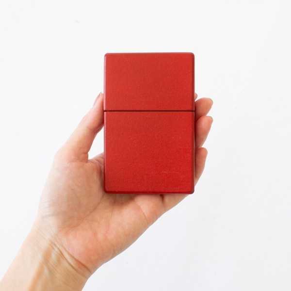 蒔地名刺入れ(赤口朱) 蒔地名刺入れ(赤口朱)