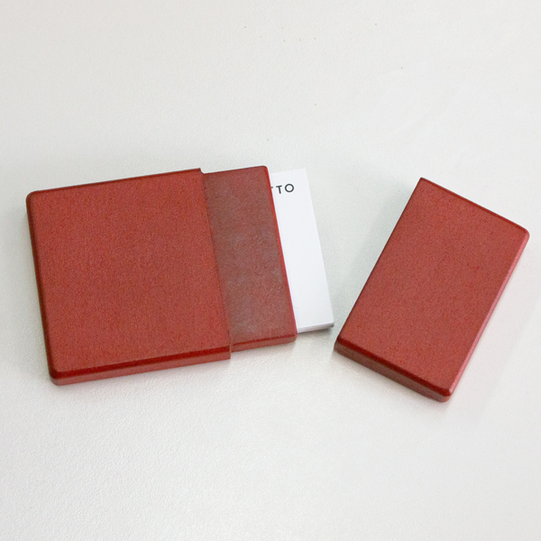 蒔地名刺入れ(赤口朱) 蒔地名刺入れ(赤口朱)