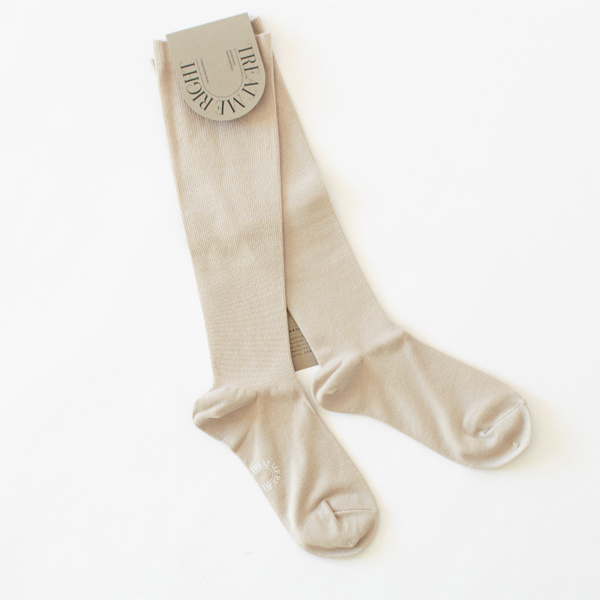 コットン着圧ソックス(Beige)