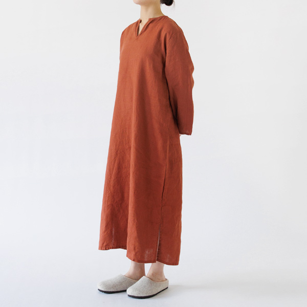 【別注】アリア　ロングスリーブナイトシャツ