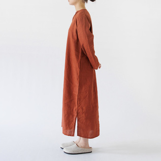 別注】アリア ロングスリーブナイトシャツ／fog linen work（フォグ