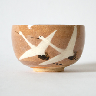 乾山鶴図抹茶碗／蔵珍窯(ぞうほうがま)｜愛着を持ってずっと使いたい