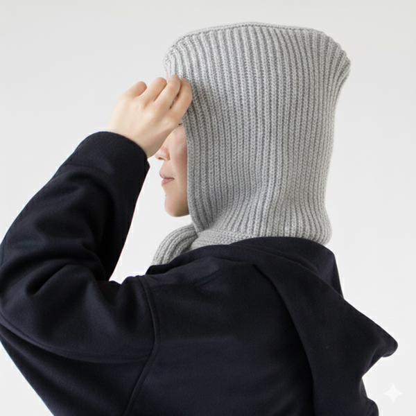 ニットキャップ&マフラー(LT GRAY) ニットキャップ&マフラー(LT GRAY)