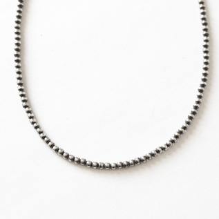 ナバホパールネックレス Oxidized／ERICKA NICOLAS BEGAY（エリッカ