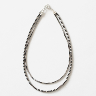 NAVAJP PEARL NECKLACE OXDIZED