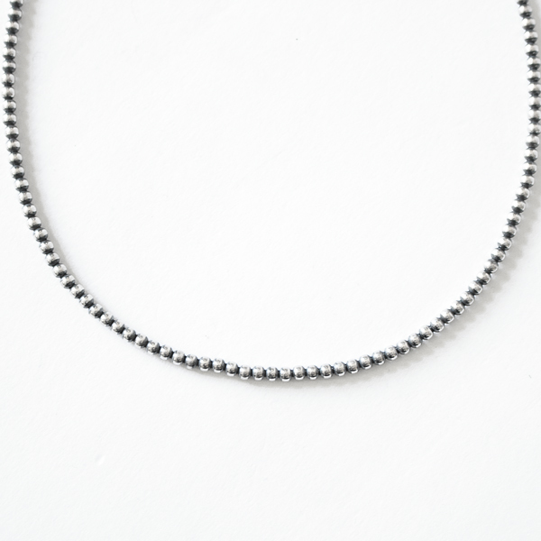 ナバホパールネックレス Oxidized／ERICKA NICOLAS BEGAY（エリッカ