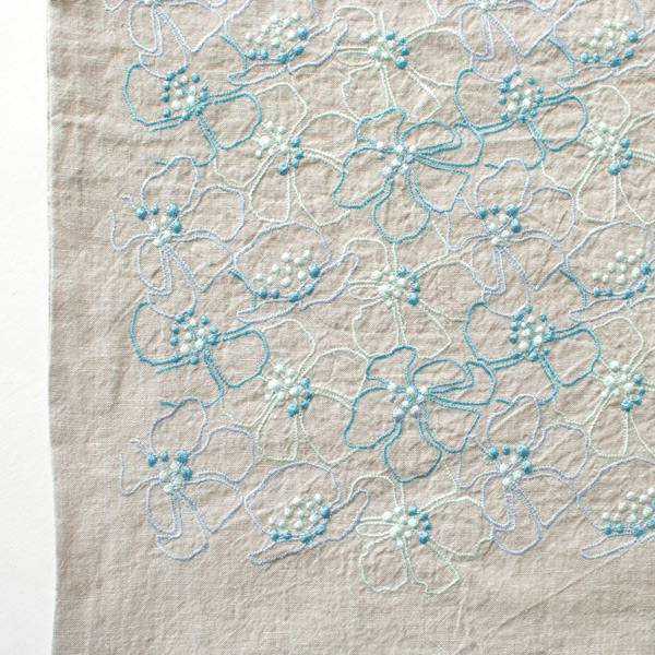 老舗の刺繍工房、笠盛さんに依頼したジャカード刺繍 老舗の刺繍工房、笠盛さんに依頼したジャカード刺繍