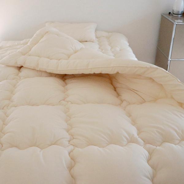 カバーだけでなく、ふとん自体を洗える カバーだけでなく、ふとん自体を洗える