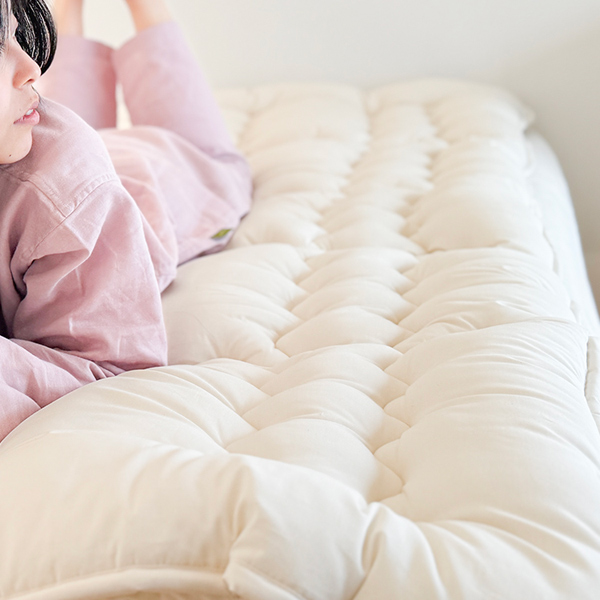 (コシがあり、身体をしっかり支えてくれます敷ふとん) (コシがあり、身体をしっかり支えてくれます敷ふとん)