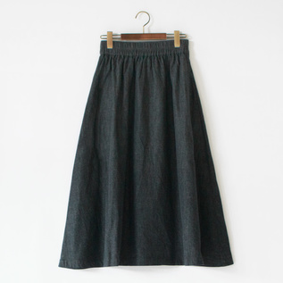 6oz Light Denim Flare Skirt