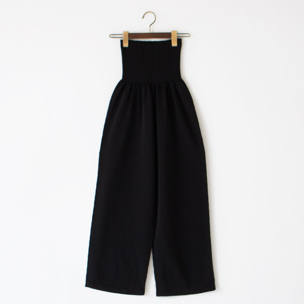 おなかをつつむ のびるニットワイドパンツ(BLACK) おなかをつつむ のびるニットワイドパンツ(BLACK)