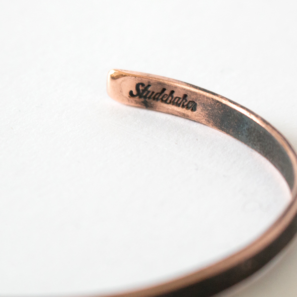 端部の内側に刻印が入っています。(COPPER-M) 端部の内側に刻印が入っています。(COPPER-M)
