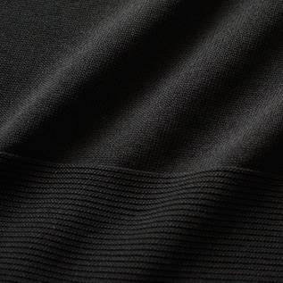 おなかをつつむ のびるニットロングスカート ポケット付き(BLACK) おなかをつつむ のびるニットロングスカート ポケット付き(BLACK)