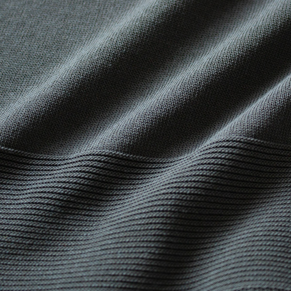 おなかをつつむ のびるニットロングスカート ポケット付き（GREY）