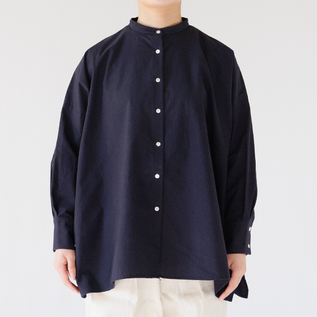 コットンポプリン スタンドカラーシャツ／ZUTTO（ズット）｜愛着を持っ