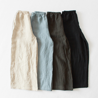 ベルギーリネン リネンイージーパンツ（ペチパンツ）