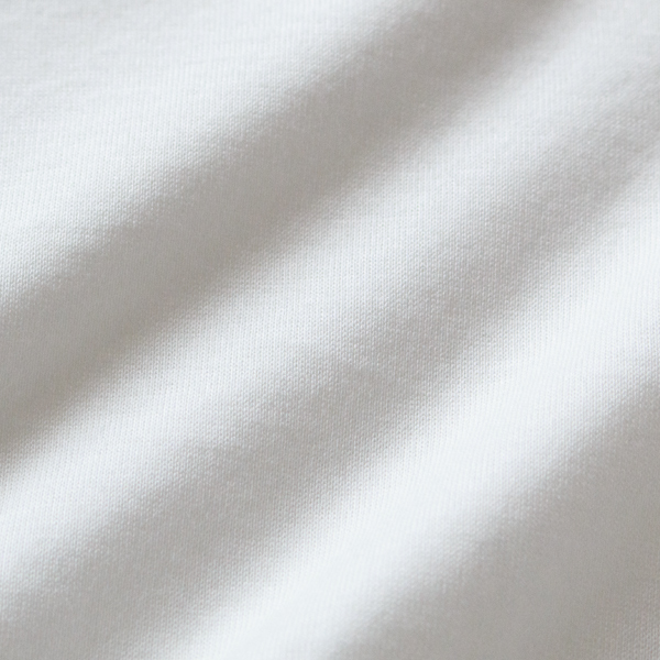 エジプト産超長綿「GIZA」をベースにしたブレンド綿「GIZANDY」を使用(WHITE)