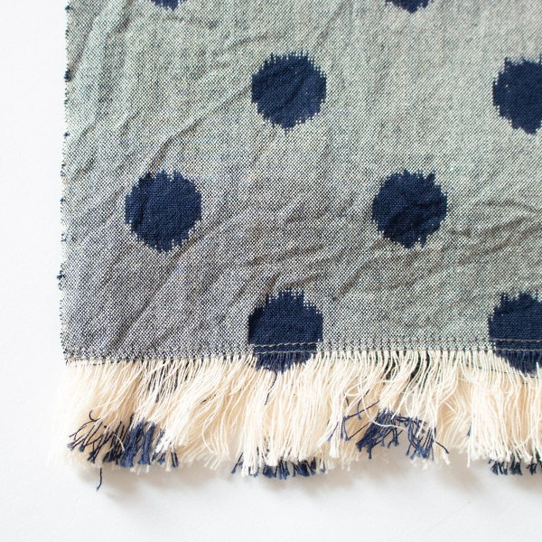 滲むような水玉模様