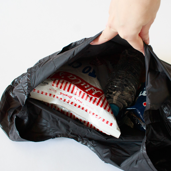 ポケッタブルエコバッグ(BLK)