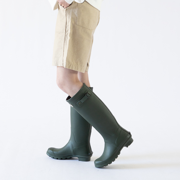 レインブーツ barbour bede tall welly(olive)
