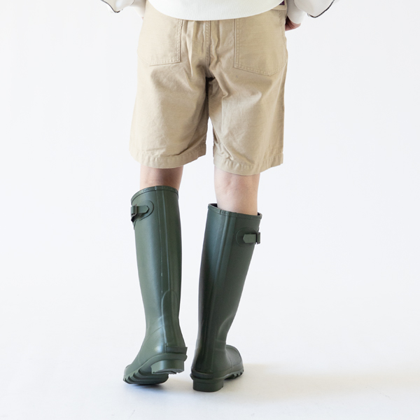 レインブーツ barbour bede tall welly(olive)