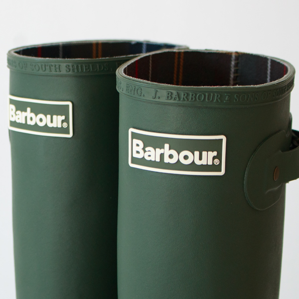 レインブーツ barbour bede tall welly(olive)