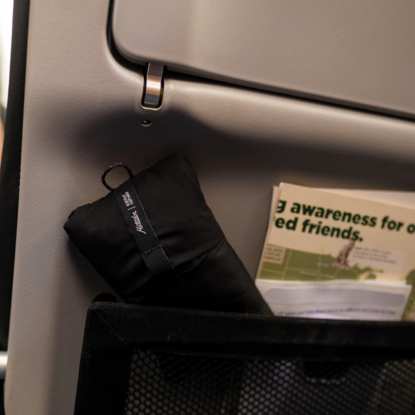 機内のポケットに収まるサイズ