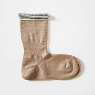 WOMEN LINEN ROLL TOP CERW SOCKS