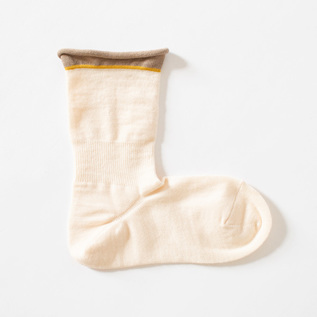 WOMEN LINEN ROLL TOP CERW SOCKS