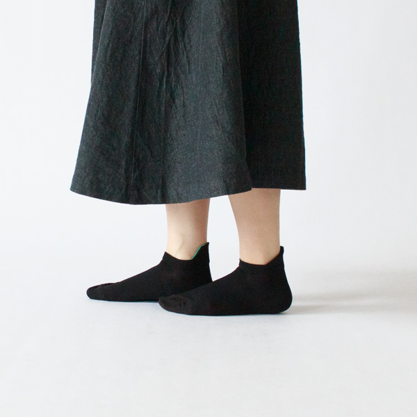 クールメッシュ・スニーカー メンズソックス(ブラック)