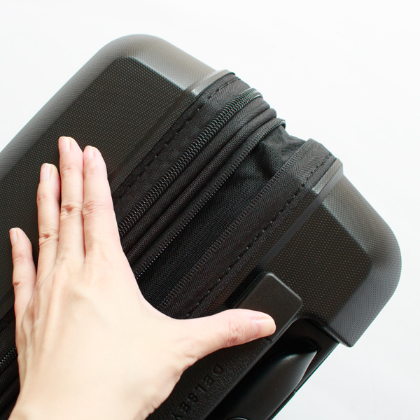 拡張機能を搭載しているため旅先で荷物が増えても安心