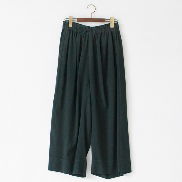 バンブーコットン ガウチョパンツ(ディープグリーン) バンブーコットン ガウチョパンツ(ディープグリーン)