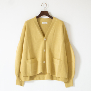 Washi Cotton Smooth Knit Cardigan