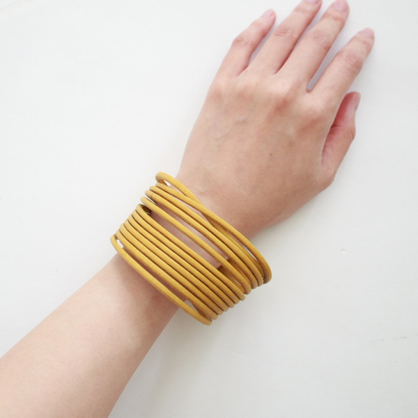 レザーブレスレット(Olive) レザーブレスレット(Olive)