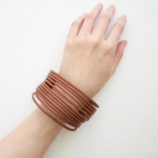 レザーブレスレット(Brown)