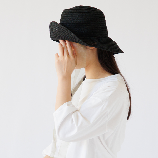 アバカブレードハット leo(Black)