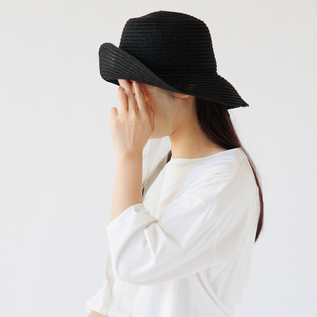 アバカブレードハット leo(Black) アバカブレードハット leo(Black)