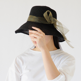 カーキのふわふわリボンをアレンジして(Black) カーキのふわふわリボンをアレンジして(Black)