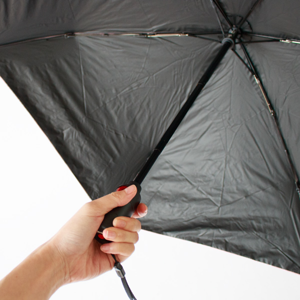 このボタンを押すことで傘が開閉します(Rose) このボタンを押すことで傘が開閉します(Rose)