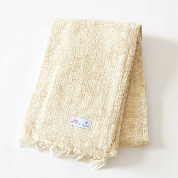 コットンスロー（140×200） フルーツ(ベージュ)