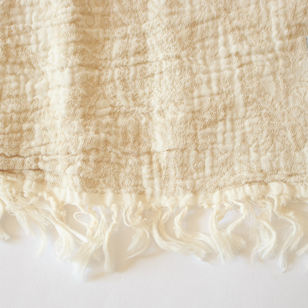 コットンスロー（140×200） フルーツ(ベージュ)