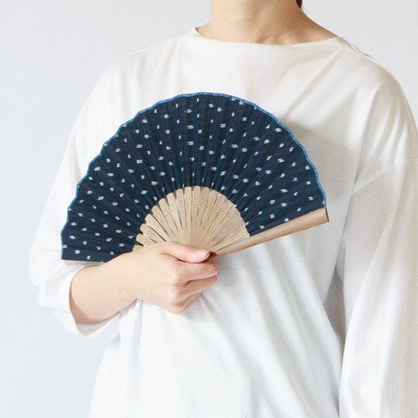 かすり扇子(蛍雪) かすり扇子(蛍雪)