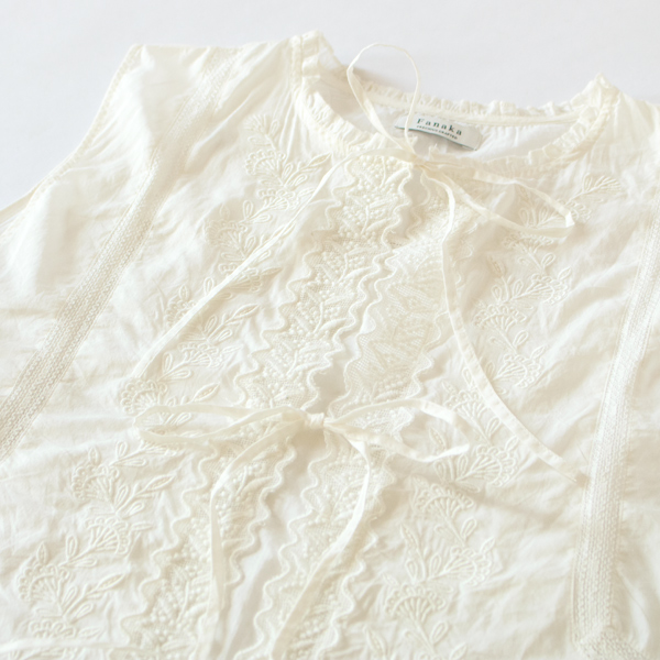 前にリボン(261-2041-WHITE)