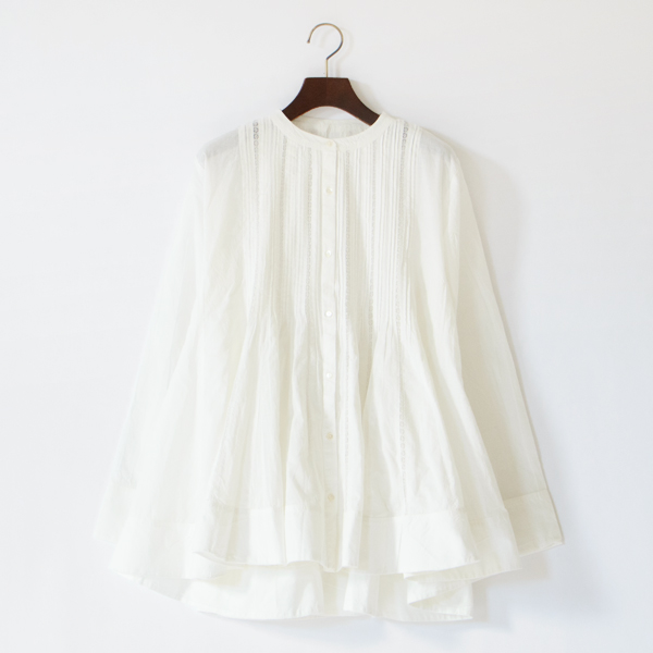 リバーレースティアードブラウス(261-2006-OFFWHITE) リバーレースティアードブラウス(261-2006-OFFWHITE)