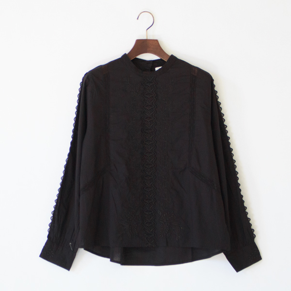 リバーレーススモック(261-2042-BLACK)