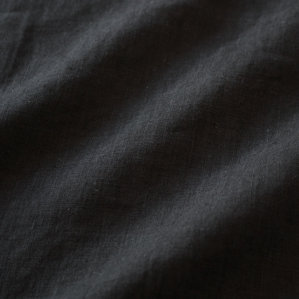 リネンVネックプルオーバー TESSA（Black）