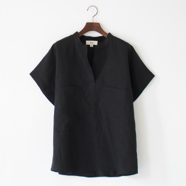 リネンプルオーバー JULIE（Black）