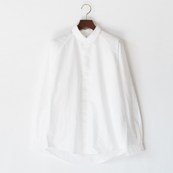 ラグランスリーブシャツ　WHITE